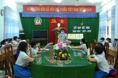 LỄ KẾT NẠP ĐỘI. NĂM HỌC: 2021-2022